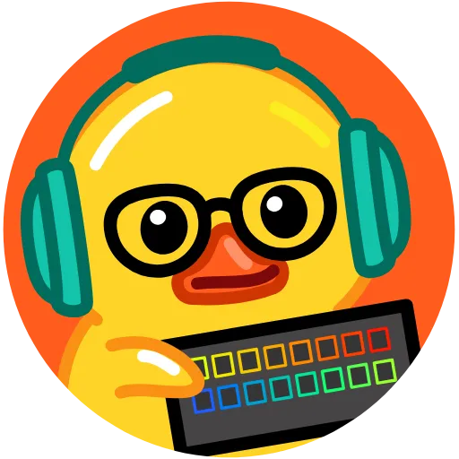 📣 Стикер «Duck X2» для Telegram