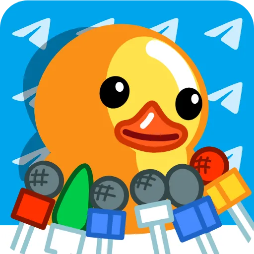 🎙 Стикер «Duck X2» для Telegram