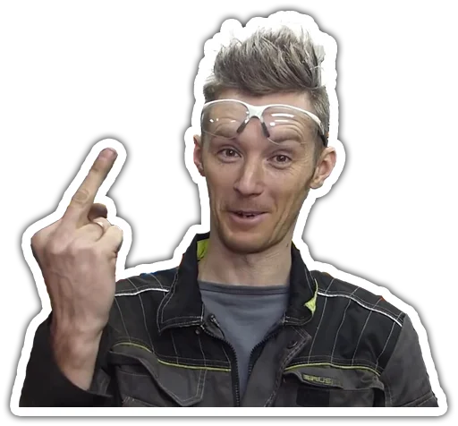 🖕 Стикер «Доктор Дью» для Telegram