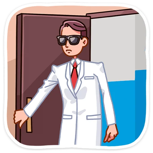 😎 Стикер «Доктор Алексеев» для Telegram