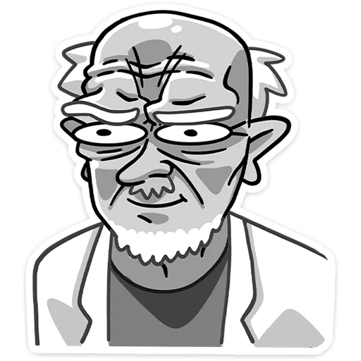 👴 Стикер «Доктор Алексеев» для Telegram