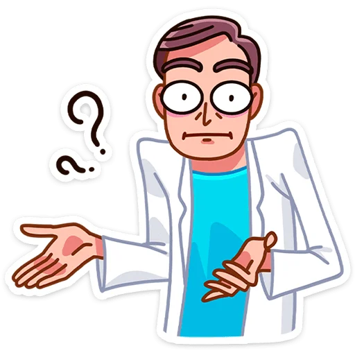 🤷‍♂ Стикер «Доктор Алексеев» для Telegram