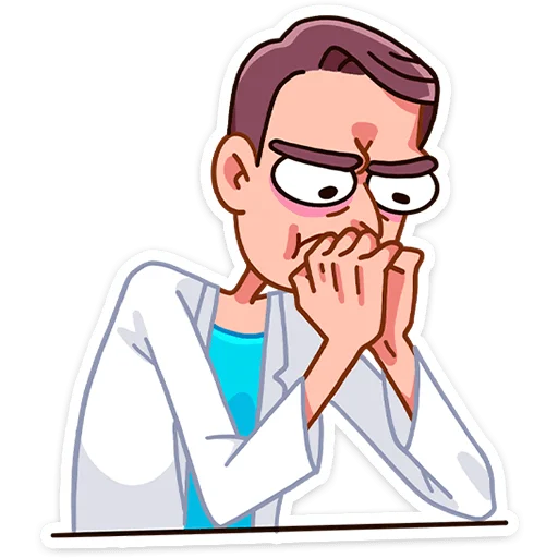 😐 Стикер «Доктор Алексеев» для Telegram