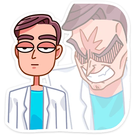 😠 Стикер «Доктор Алексеев» для Telegram