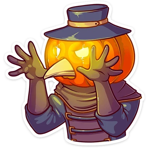 🎃 Стикер «Доктор Счастье» для Telegram