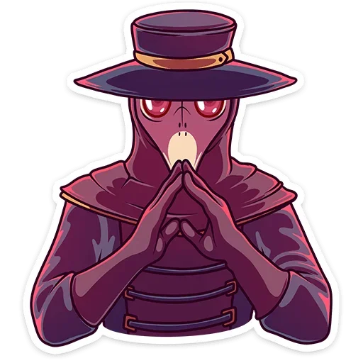 😈 Стикер «Доктор Счастье» для Telegram