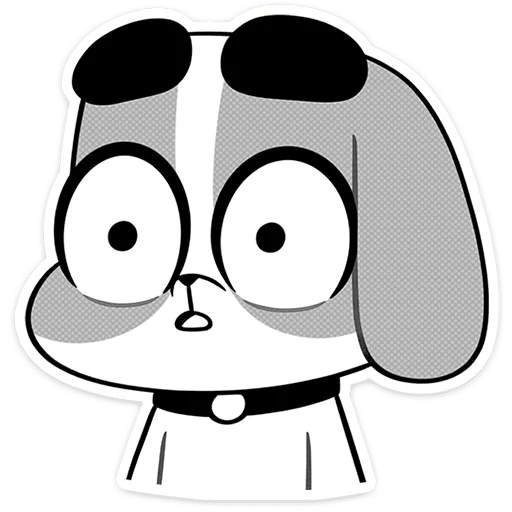 🐶 Стикер «Герои комикса «Пёсий вой»» для Telegram