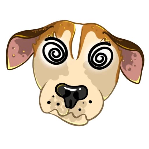 😵‍💫 Стикер «Джек-Рассел» для Telegram