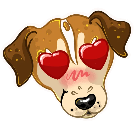 😍 Стикер «Джек-Рассел» для Telegram