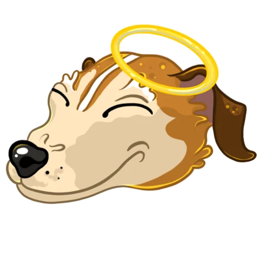 😇 Стикер «Джек-Рассел» для Telegram