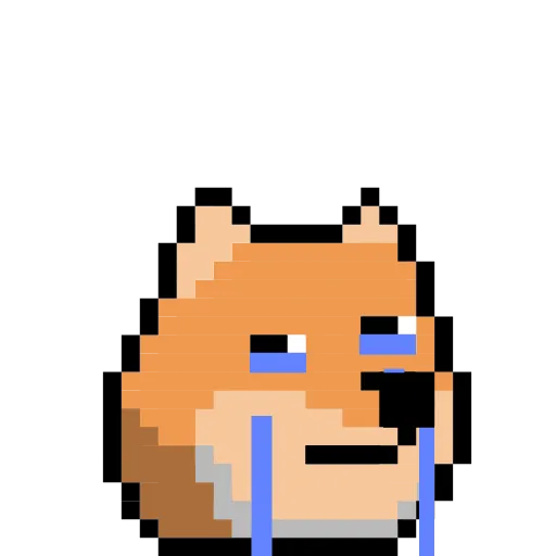 😭 Стикер «8Bit Doge Animated» для Telegram