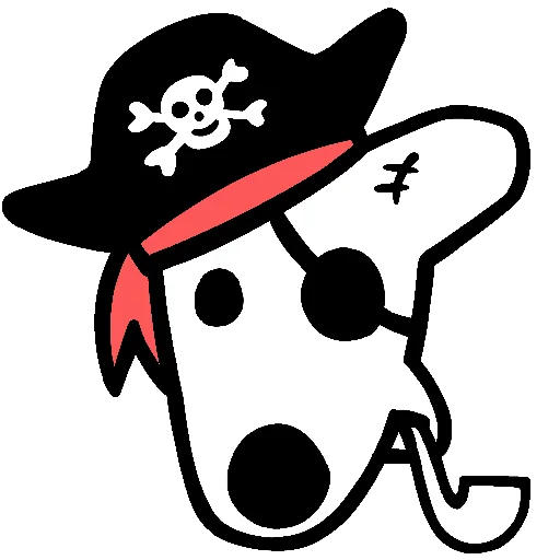 🏴‍☠️ Стикер «DOGS IN COLOUR» для Telegram
