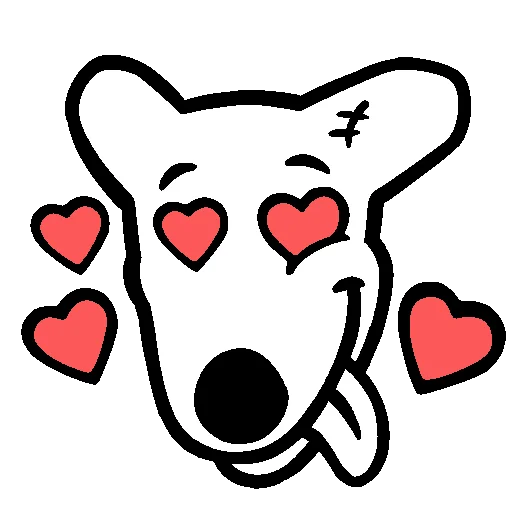 🥰 Стикер «DOGS IN COLOUR» для Telegram