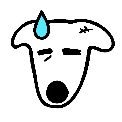 😓 Стикер «DOGS IN COLOUR» для Telegram