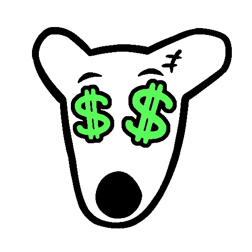 🤑 Стикер «DOGS IN COLOUR» для Telegram