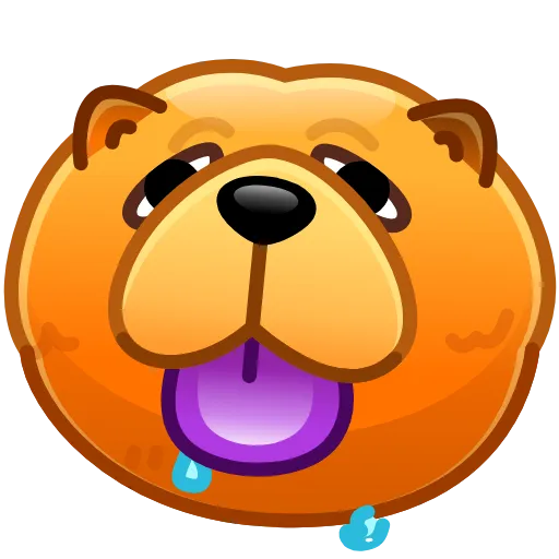 😛 Эмодзи «Dogs Emoji» для Telegram