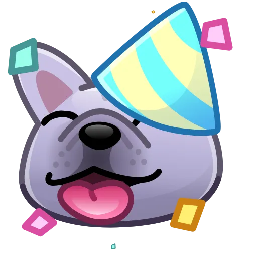 🥳 Эмодзи «Dogs Emoji» для Telegram