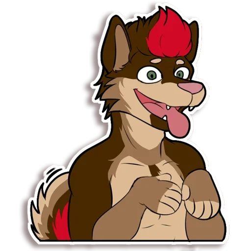 😕 Стикер «Dog Style» для Telegram
