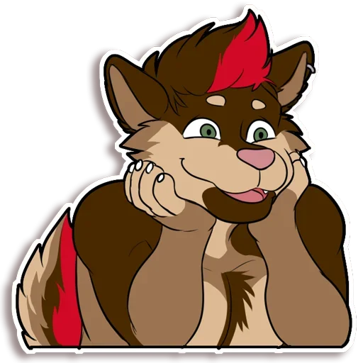 😙 Стикер «Dog Style» для Telegram