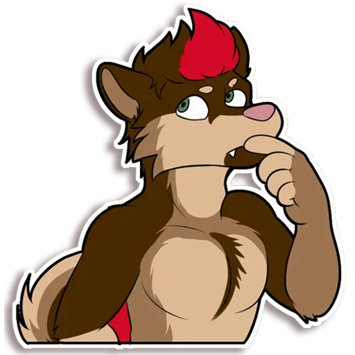 😜 Стикер «Dog Style» для Telegram