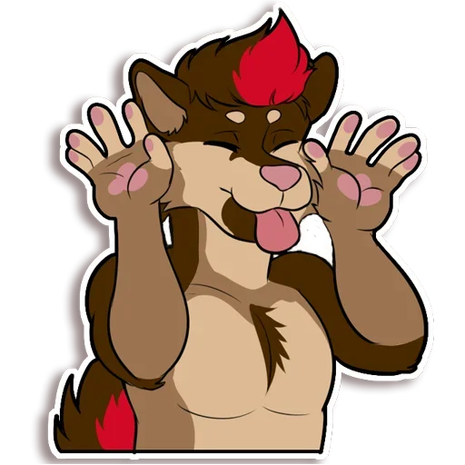 😜 Стикер «Dog Style» для Telegram