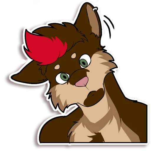 😍 Стикер «Dog Style» для Telegram