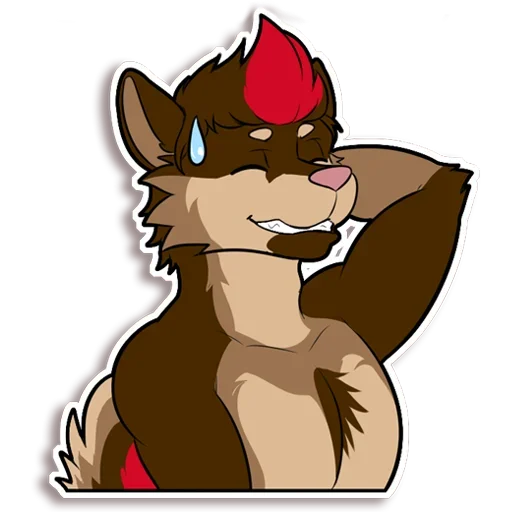 😚 Стикер «Dog Style» для Telegram