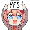✔️ Эмодзи «doki doki 2.» для Telegram