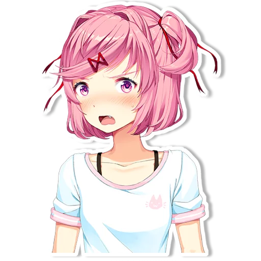 😤 Стикер «DDLC Natsuki» для Telegram