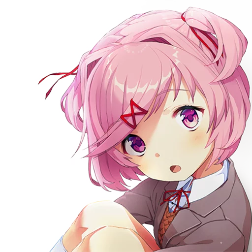 😮 Стикер «DDLC Natsuki» для Telegram