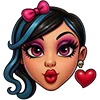 😘 Эмодзи «doll emoji» для Telegram