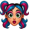 😳 Эмодзи «doll emoji» для Telegram
