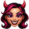 😈 Эмодзи «doll emoji» для Telegram