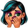 🫣 Эмодзи «doll emoji» для Telegram