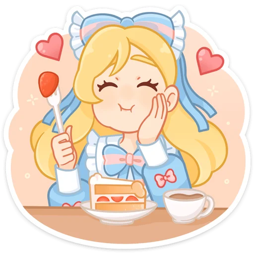 🍰 Стикер «Долли» для Telegram