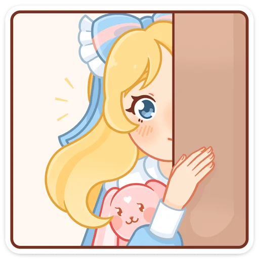 🥺 Стикер «Долли» для Telegram