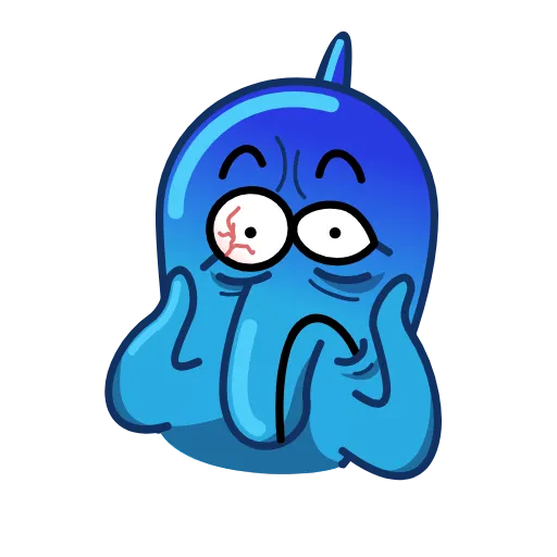 😨 Стикер «Dolphin Dolph» для Telegram