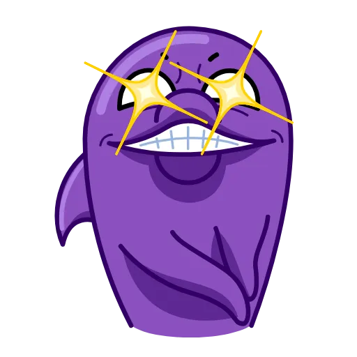😈 Стикер «Dolphin Dolph» для Telegram