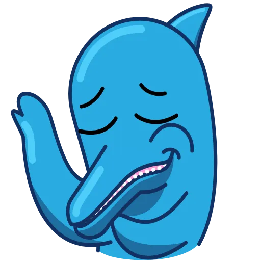 🤦‍♂️ Стикер «Dolphin Dolph» для Telegram
