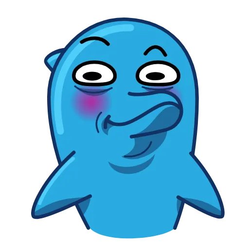 😊 Стикер «Dolphin Dolph» для Telegram