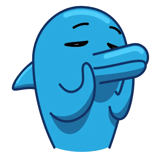😌 Стикер «Dolphin Dolph» для Telegram