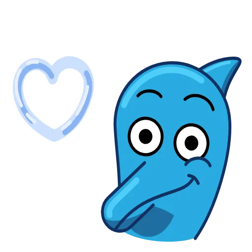 ❤️ Стикер «Dolphin Dolph» для Telegram