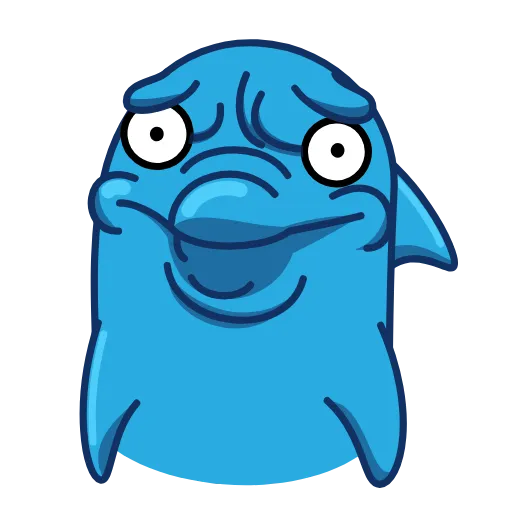 🤢 Стикер «Dolphin Dolph» для Telegram