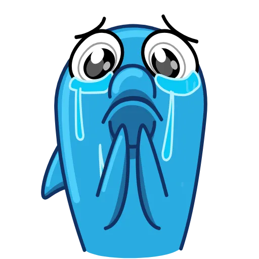 😭 Стикер «Dolphin Dolph» для Telegram