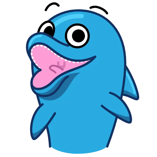 🙅‍♂️ Стикер «Dolphin Dolph» для Telegram