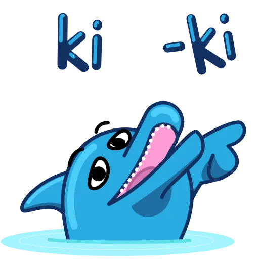☝️ Стикер «Dolphin Dolph» для Telegram