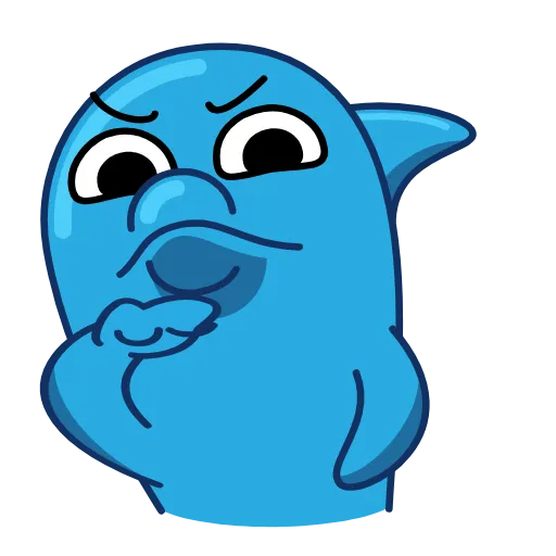 😑 Стикер «Dolphin Dolph» для Telegram