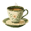 ☕️ Эмодзи «Буквы в древесном стиле, иконки на тему природы» для Telegram