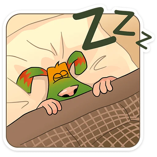 💤 Стикер «Домовячьи радости с Финником&;» для Telegram