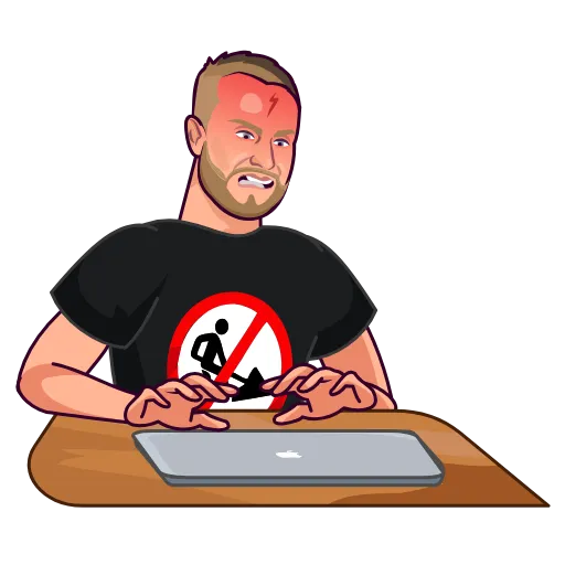 🤬 Стикер «Делай ничего!» для Telegram